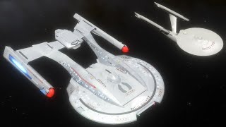 USS Akira v Enterprise Refit Size Comparison