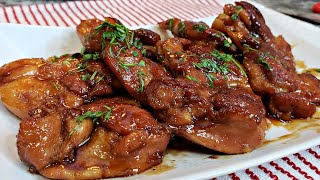 Honey Butter Glazed Chicken Thighs | Easy Glazed Chicken Recipe