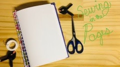 How to Create a Sketchbook using Secret Belgian Bookbinding Ep.  3: Sewing in the Pages