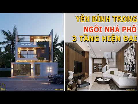 Video Ngẩn ngơ trước kiến trúc nhà phố 3 tầng hiện đại tại... - YouTube