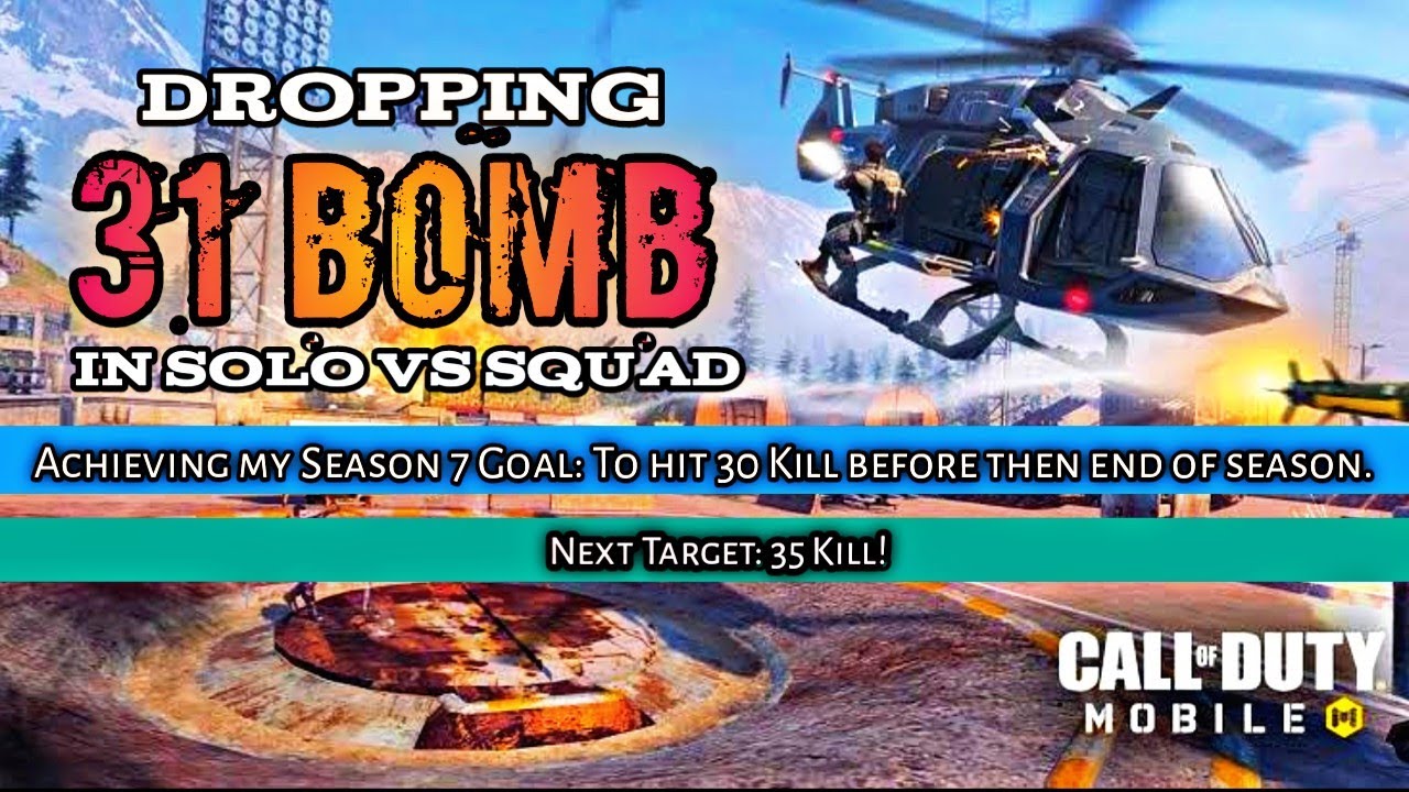 Cod Target Kill 31 Kill | New Personal Record | Next Target: 35 Kill! | Solo Vs Squad ...