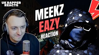 RAPPER REACTS to MEEKZ - EAZY | UK Rap Music Reaction | Zee TV