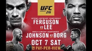 UFC 216 Podcast