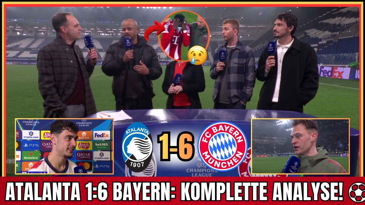 Atalanta 1:6 Bayern: Machtdemonstration! Bayern zerlegt Atalanta in der Champions League!