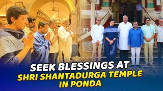 Grateful For The Opportunity To Seek Blessings At The Shri Shantadurga Temple In Ponda.