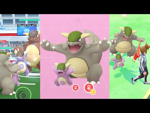 shiny kangaskhan pokemon go