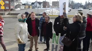 People march to Sheriff's Office in Protest of Jackson County Sheriff Steven Rand