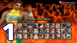 Tekken 5 Dark Resurrection Eddy PPSSPP - Gameplay Español Parte 1 - Android