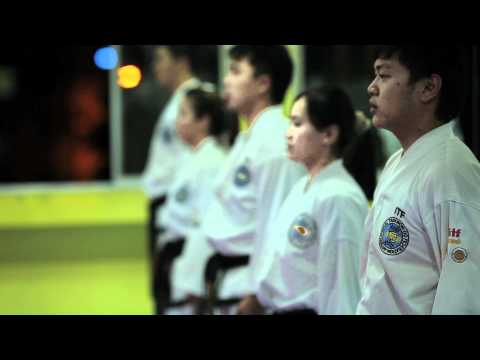 Taekwondo Training Inside Sarawak TKD ITF