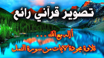 تصوير قرآني رائع: أإله مع الله - تلاوة مجودة لآيات من سورة النمل