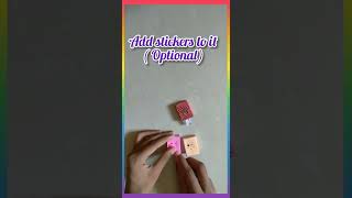 DIY Washi tapes dispenser#shorts #Creative Bunny