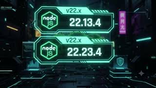 🚀 Node.js LTS Versions Explained! 💻🔥 Node.js 22 – Jod ⚡ Node.js 24 – Krypton 🚀 Node.js 26