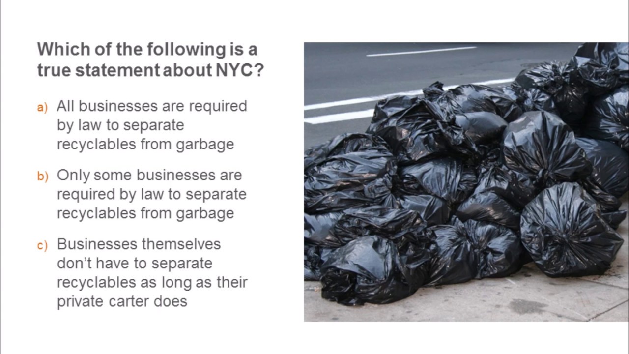 Introduction: NYC Commercial Waste System - YouTube