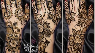 Top 3 stylish back hand mehndi design | easy & simple mehndi design | mehandi design | mehndi.