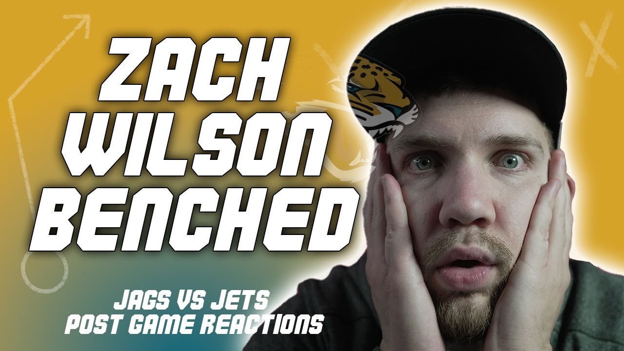 Jags vs Jets Instant Game Reaction - Jets BENCH Zach Wilson