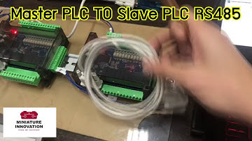 FX3U PLC Master To PLC Slave by MODBUS RS485 : miniature innovation