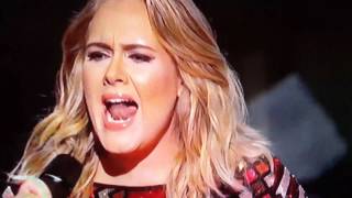 Famous The Grammys 2017 Adele starting the show Wealth