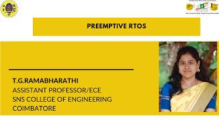 Preemptive Real Time OS | Embedded Systems | SNS institutions