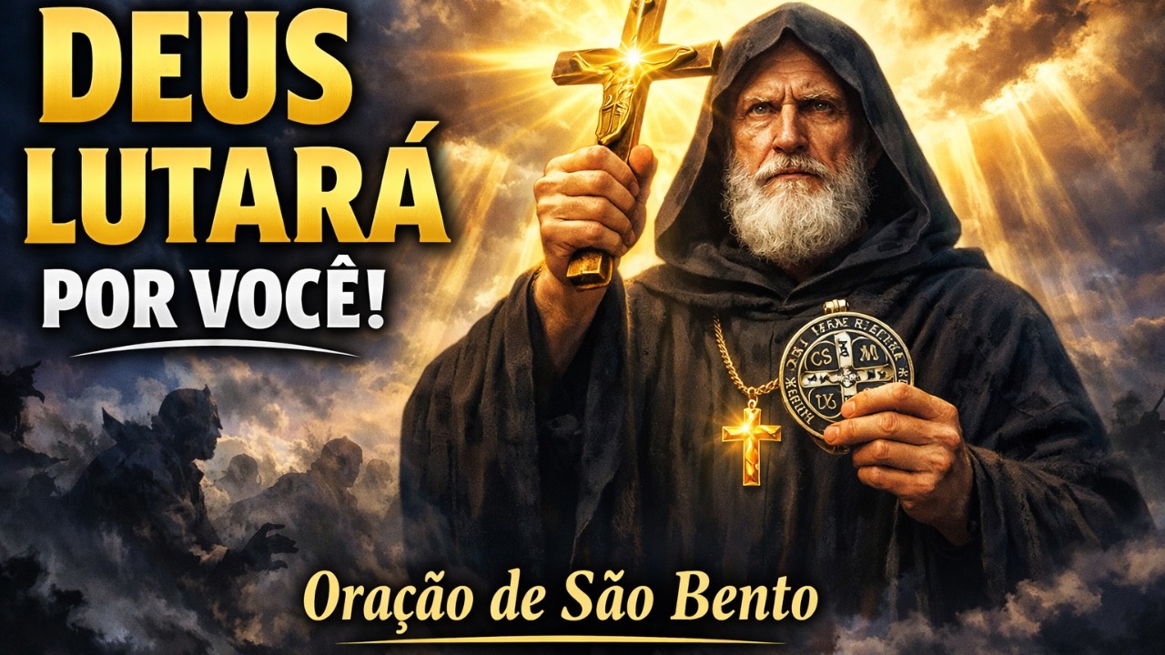 🔴Use Esta Oração de São Bento e Deixe Que Deus Lide com Seus Inimigos!✨✝️