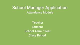 School Manager Application - Attendance - Ayiti Now Corp - screenshot 4