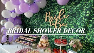 HOSTING A BRIDAL SHOWER | BRIDAL SHOWER IDEAS | DIY Balloon Garland