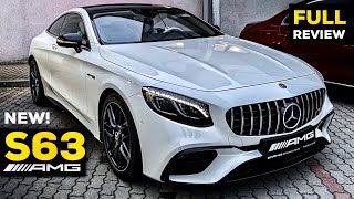 2020 MERCEDES AMG S63 Coupé V8 NEW FULL Review BRUTAL Sound S Class 4MATIC+ Interior Exterior