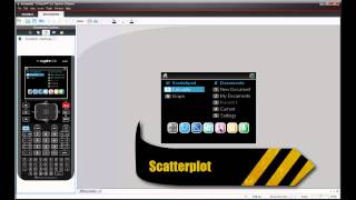 Creating a linear scatterplot and residual plot on the TI-nSpire