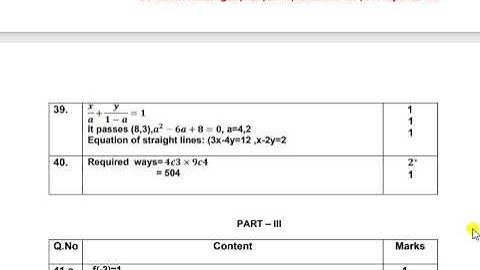 11th/Maths/Marking scheme/Revision Exam-2022/Answer Key