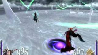 Dissidia Duodecim - Charged Knight's Lance vs HP Attacks (Cosmos)