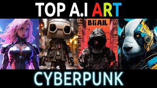 CYBERPUNK - Top A.I Art & Prompts From Midjourney E.P 4