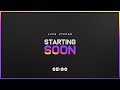5 Min Countdown Live Stream Starting Soon Twitch Gradient