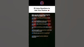 25 Deep & Juicy Questions to Ask Your Partner ❤️🔥 | Relationship Game Night Ideas