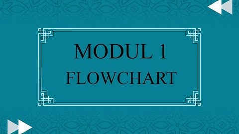 [ALPRO 2021]  Video Quiz Modul 1 - Flowchart
