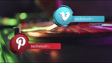 Social Media 3D Lowerthirds