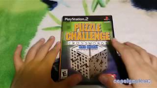 Puzzle Challenge Crosswords And More Unboxing Black Label Complete Ps2