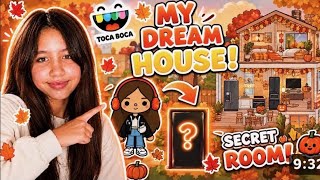 I Built My Dream Toca Boca Fall Mini House 🍂🏡