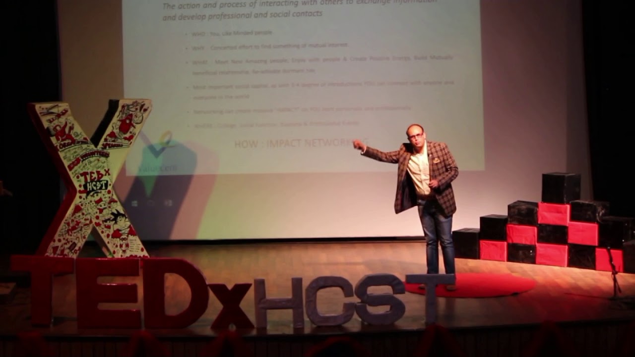 The charms of IMPACT networking | Dr.Vikas Chaturvedi | TEDxHCST