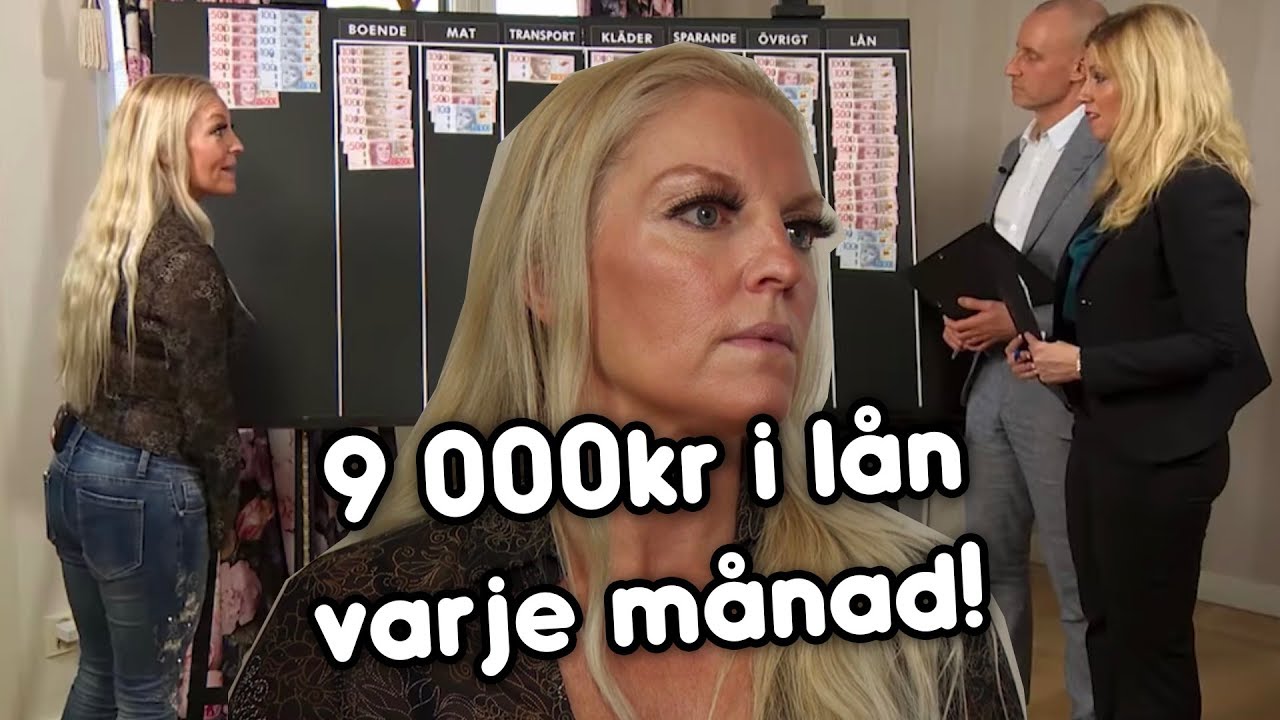 Helene har 9 000 kronor i lån varje månad! Lyxfällan