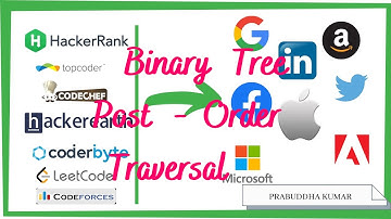 TREE | POST - ORDER TRAVERSAL | BINARY TREE POSTORDER TRAVERSAL IN JAVA | JAVA | HACKERRANK SOLUTION
