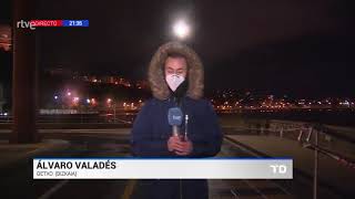 Directo - Alerta roja por temporal en Euskadi y Cantabria - 'Telediario' TVE