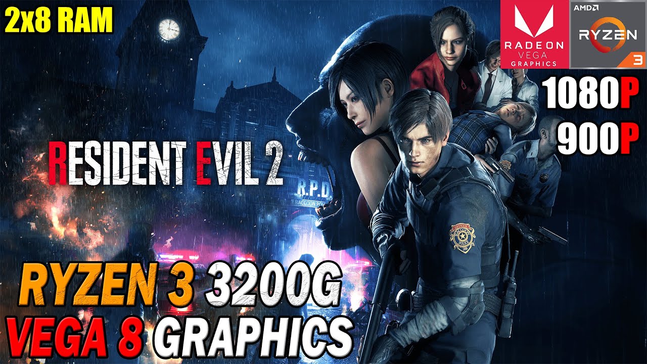 Resident Evil 2 REMAKE | Ryzen 3 3200G + VEGA 8 Graphics