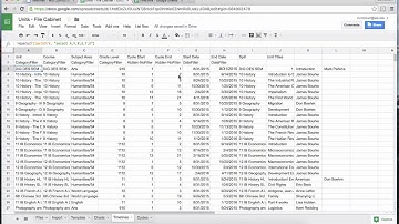 Curriculum Mapping: Timelines