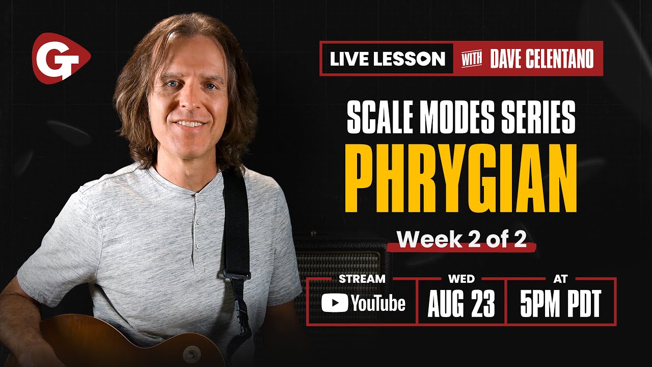 Scale Series: Modes For Guitar -- Phrygian Week 2/2 | Guitar Tricks ...