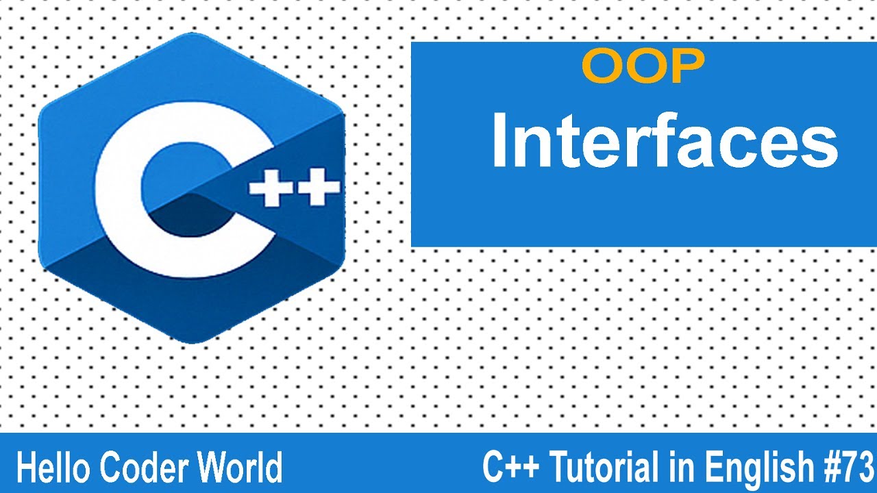 Interfaces &  Difference Between Abstract Class _ Interface #73 C++ Tutorial in English