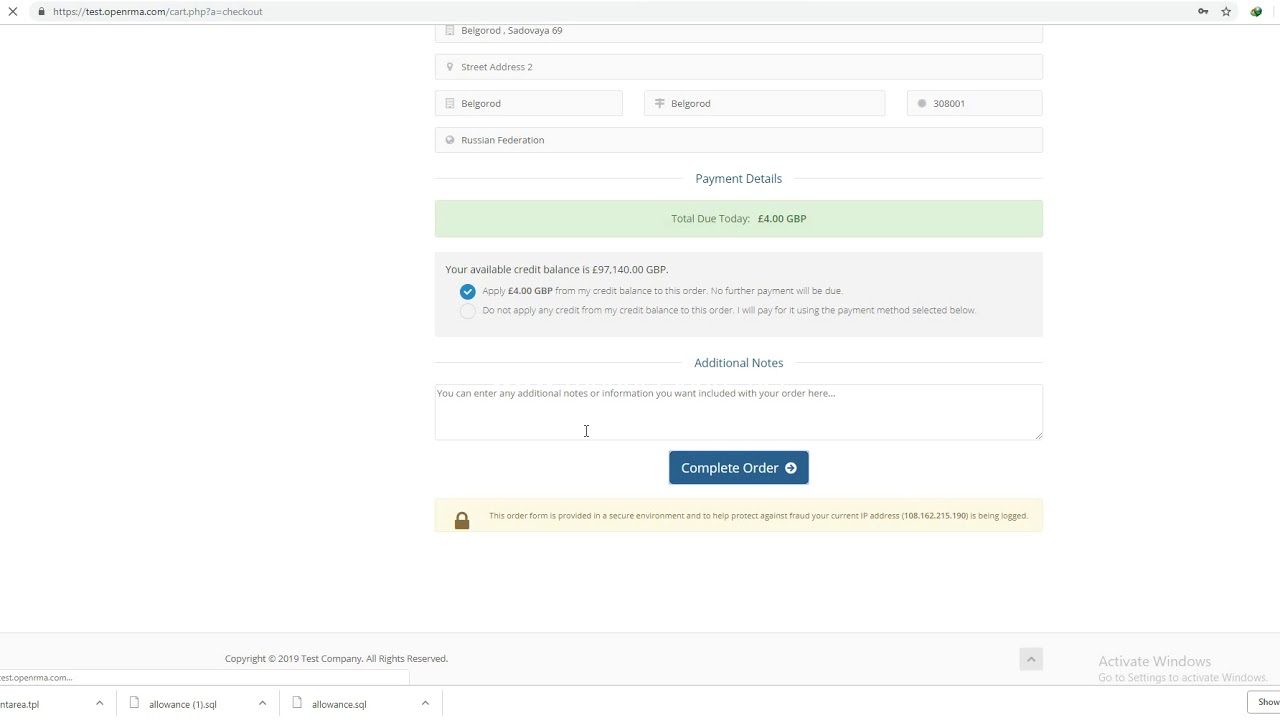 WHMCS Provisioning Module demo - YouTube