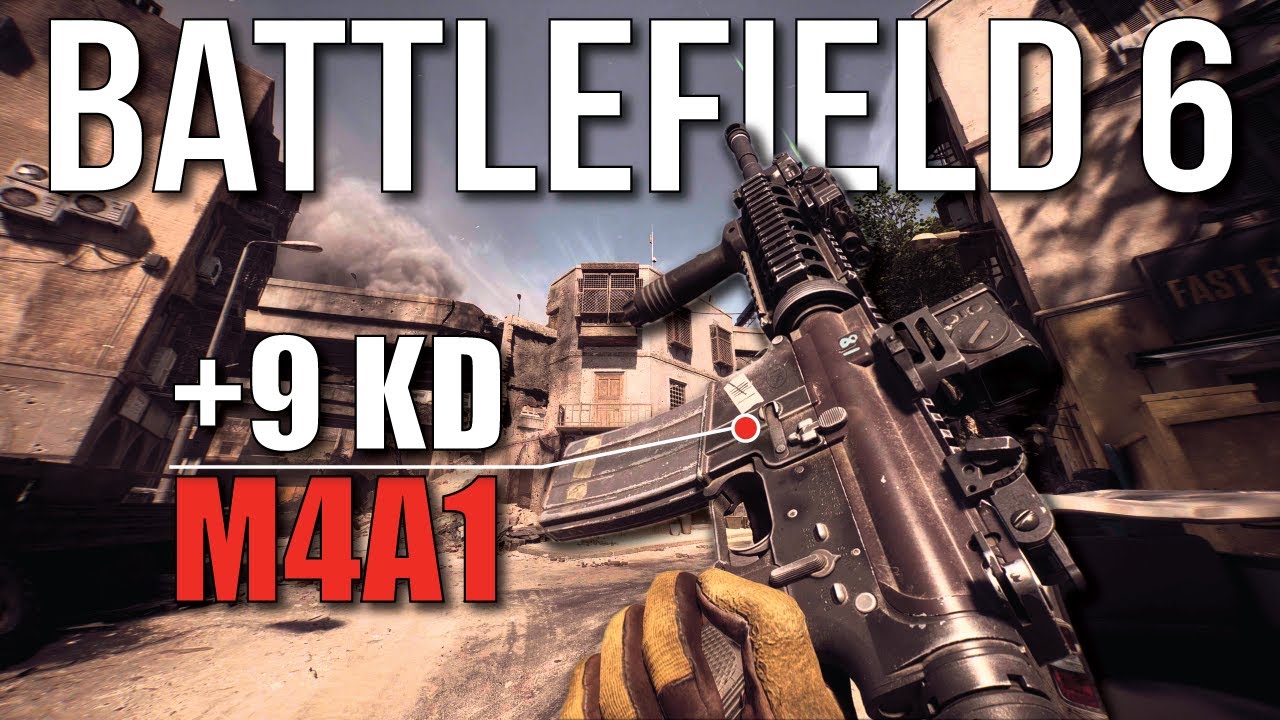 M4A1 Absolutely Dominates | Battlefield 6 Escalation on Siege of Cairo | No Commentary 4k