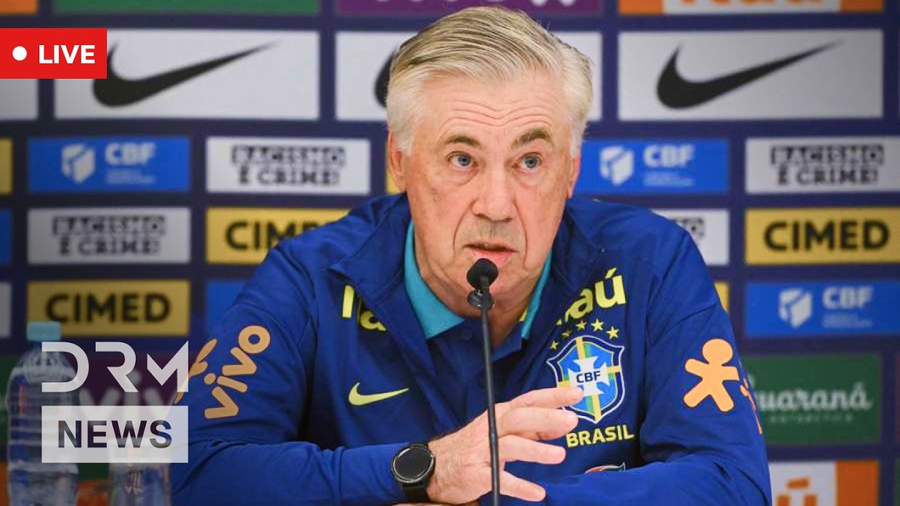LIVE: Brazil Coach Carlo Ancelotti Holds Press Conference After World Cup Squad Announcement | AD1N