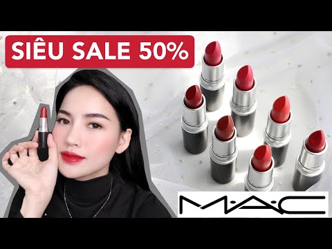 REVIEW 7 Màu son HUYỀN THOẠI BÁN CHẠY NHẤT của MAC | SIÊU SALE 50% DUY NHẤT 11/11 !!!