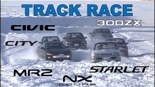 [ENG CC] Track Race #63 | Starlet vs City vs Civic vs Sunny vs MR2 vs 300ZX