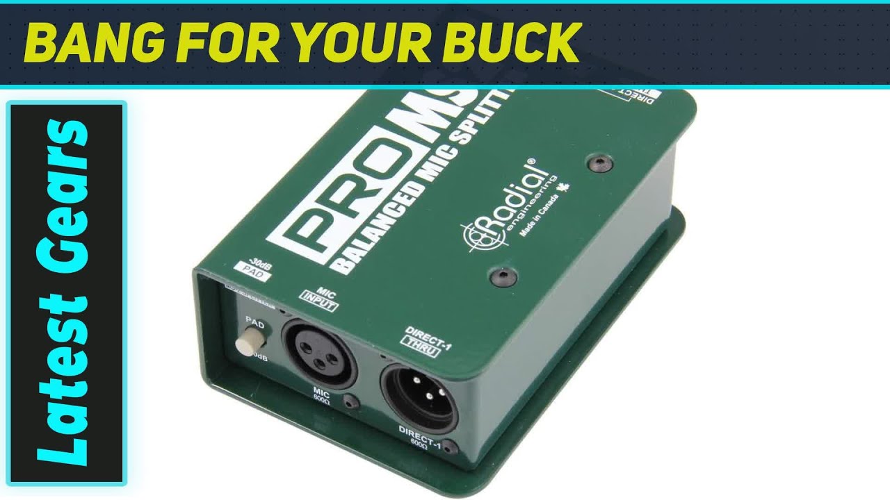 Radial ProMS2: The Ultimate Mic Splitter for Pristine Audio - YouTube